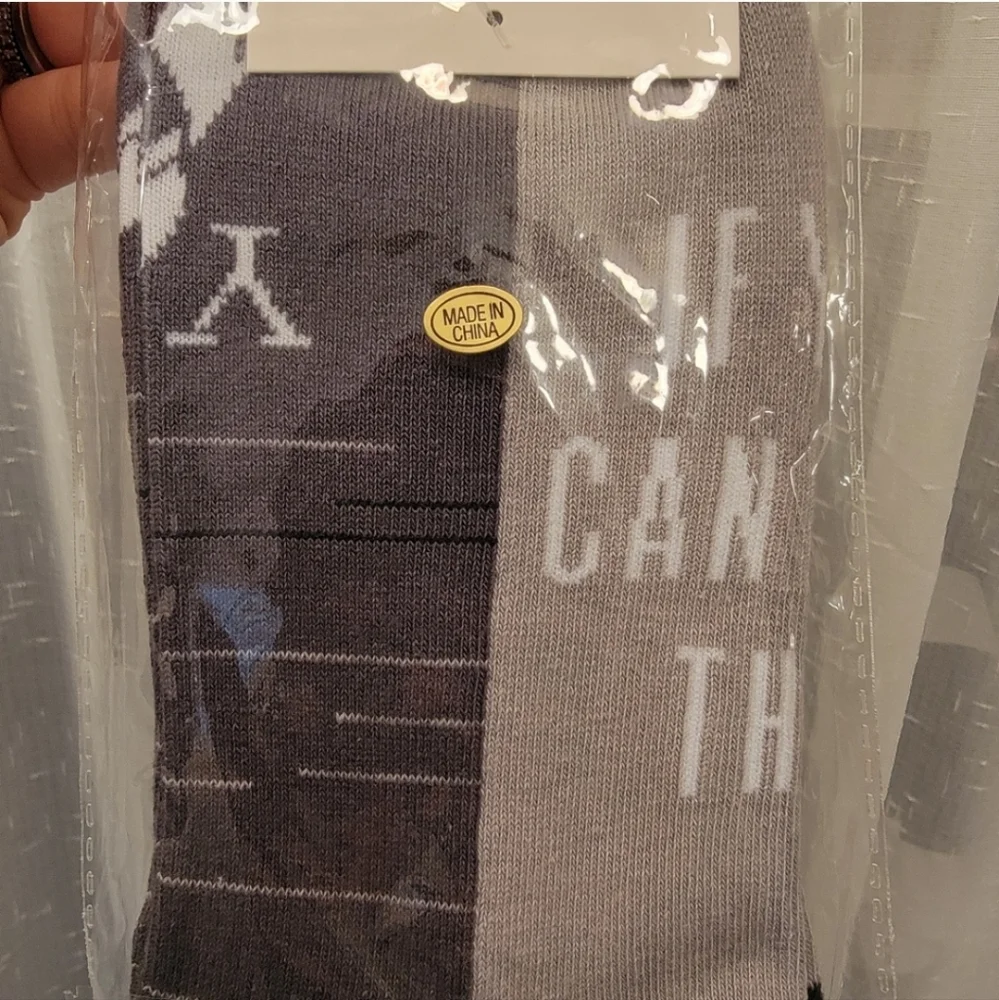 Young Living Ningxia Socks Grey NWT
